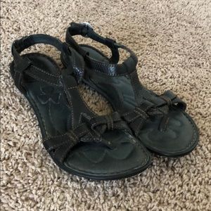 Born Black Sandals
